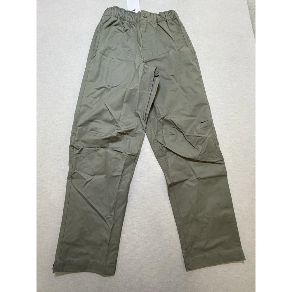 Nike Tech Woven Men's XS Pants Light Army Tan Black HJ0647-320 Loose Fit $160